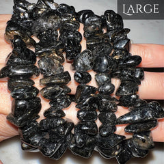 Genuine Greenland Nuummite Chip Bracelet