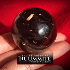 Genuine Nuummite Gold Flash Sphere