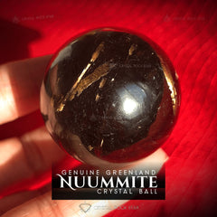 Authentic Nuummite Gold Flash Sphere