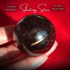 Authentic Nuummite Gold Flash Sphere