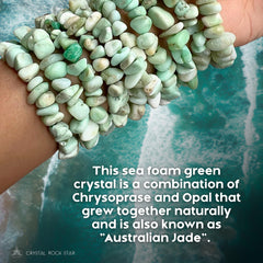 Chrysopal Chip Bracelet Chrysoprase Opal