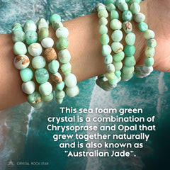 Chrysopal Nugget Bracelet Chrysoprase Opal