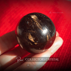 Premium Flash Greenland Nuummite Sphere