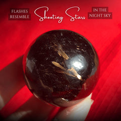 Nuummite Flashy Sphere Greenland Stone