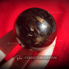 Nuummite Flashy Sphere Greenland Stone