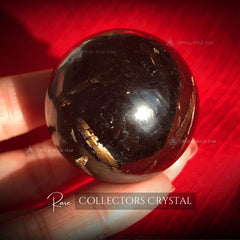 Authentic Nuummite Gold Flash Sphere