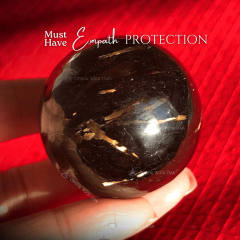 Authentic Nuummite Gold Flash Sphere