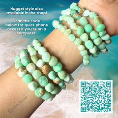 Chrysopal Chip Bracelet Chrysoprase Opal