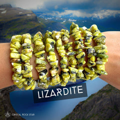 Lizardite Chip Bracelet Norway Serpentine