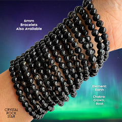 Genuine Greenland Nuummite Beaded Bracelet