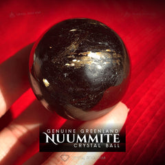 Nuummite Flashy Sphere Greenland Stone