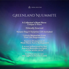 Strong Flash Greenland Nuummite Palm Stone