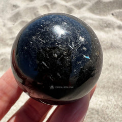 Genuine Greenland Nuummite Sphere