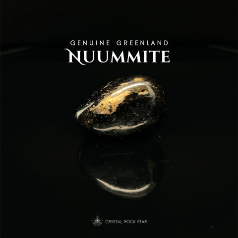 Rare Greenland Nuummite Tumbled Stone
