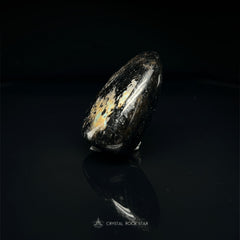 Rare Nuummite Tumbled Stone Blue Gold Flash