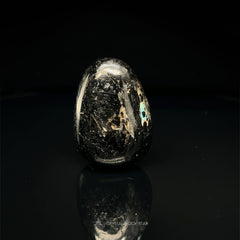 Rare Nuummite Tumbled Stone Blue Gold Flash
