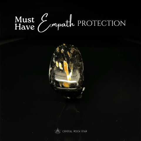 Greenland Nuummite Flashy Collector Protection Stone