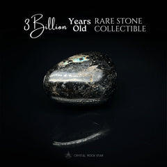 Rare Nuummite Tumbled Stone Blue Gold Flash