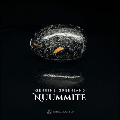 Rare Nuummite 3 Billion Years Old Stone
