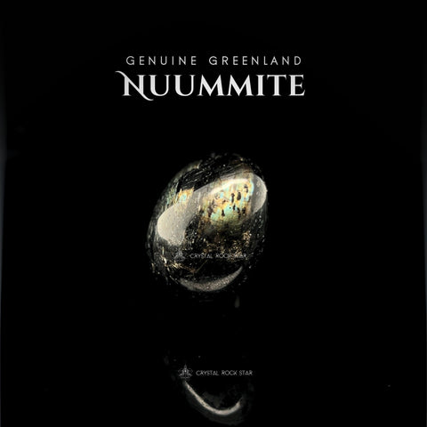 Flashy Greenland Nuummite Tumbled Stone