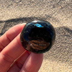 Rare Blue Greenland Nuummite Tumbled Stone