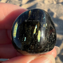 Shooting Stars Greenland Nuummite Tumbled Stone