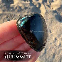 Greenland Nuummite Tumbled Stone