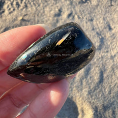 Gold Flash Greenland Nuummite Tumbled Stone