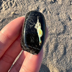 Gold Flash Greenland Nuummite Tumbled Stone