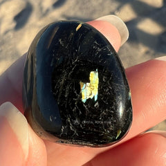 Shooting Stars Greenland Nuummite Tumbled Stone