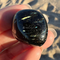 Shooting Stars Greenland Nuummite Tumbled Stone