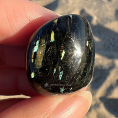 Shooting Stars Greenland Nuummite Tumbled Stone