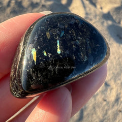 Greenland Nuummite Tumbled Stone