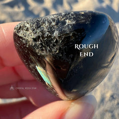 Gold Flash Greenland Nuummite Tumbled Stone