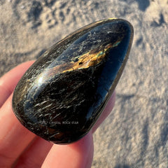Flashy Greenland Nuummite Tumbled Stone