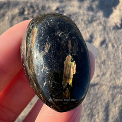 Flashy Greenland Nuummite Tumbled Stone