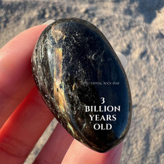 Flashy Greenland Nuummite Tumbled Stone