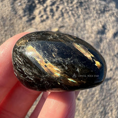 Flashy Greenland Nuummite Tumbled Stone