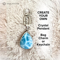 Silver Bag Charm Keychain Pendant Connector Rings