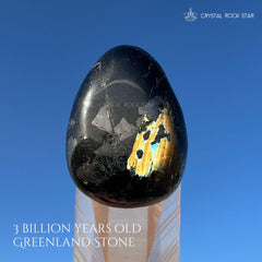 Happy Face Greenland Nuummite Stone Pendant