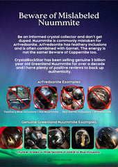 Greenland Nuummite Sphere 1.6"