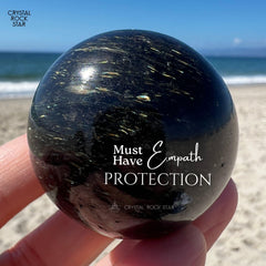 Greenland Nuummite Sphere 1.6"