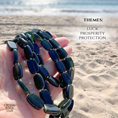 Icy Greenland Jade Silver Beaded Necklace 18"