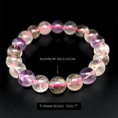 Super Seven Melody Stone Beaded Stretch Bracelet