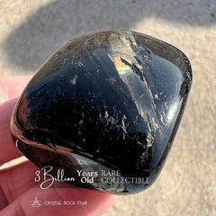 Greenland Nuummite With ! Symbol 1.2"