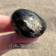 Flashy Nuummite Tumbled Stone 1.1" 15g