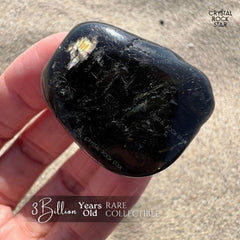 Flashy Greenland Nuummite Tumbled Stone 1.3"