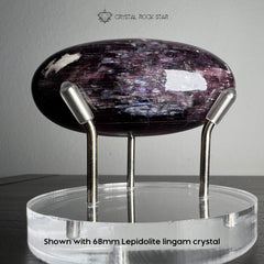 Crystal Sphere Stand - 2.5" Round Clear