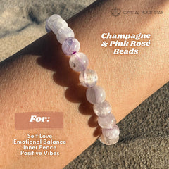 Rare Kunzite Cat Eye Beaded Bracelet 7mm