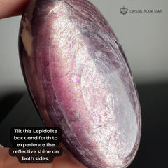 Premium Gem Lepidolite Lingam 2.7"